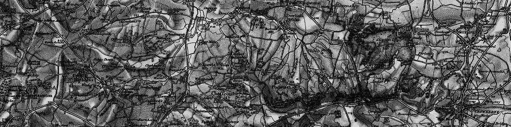 Old map of Cricket Malherbie in 1898
