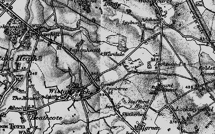 Old map of Crickmery in 1897
