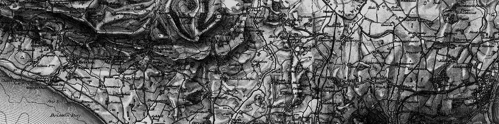 Old map of Worsley Trail in 1895