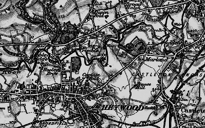 Old map of Crimble in 1896