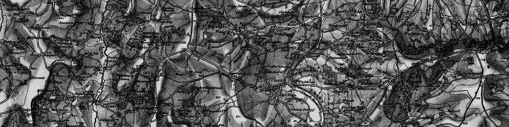 Old map of Crimchard in 1898