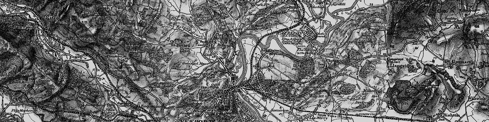 Old map of Crindau in 1897