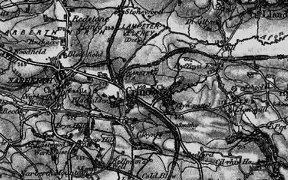 Old map of Blackaldern in 1898