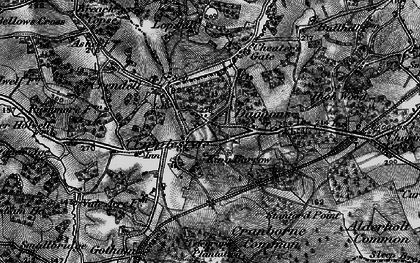 Old map of Cripplestyle in 1895