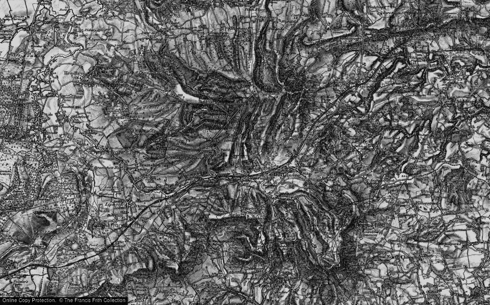 Old Map of Critchmere, 1895 in 1895