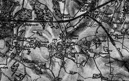 Old map of Crockenhill in 1895