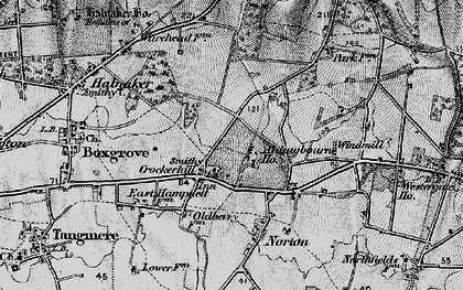Old map of Aldingbourne Ho in 1895
