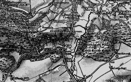 Old map of Crockerton in 1898