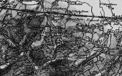Old map of Crockhurst Street in 1895