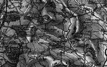 Old map of Ysgyrd Fach in 1896