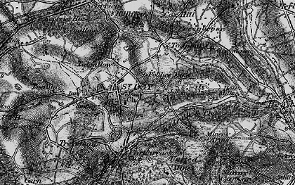 Old map of Crofthandy in 1895