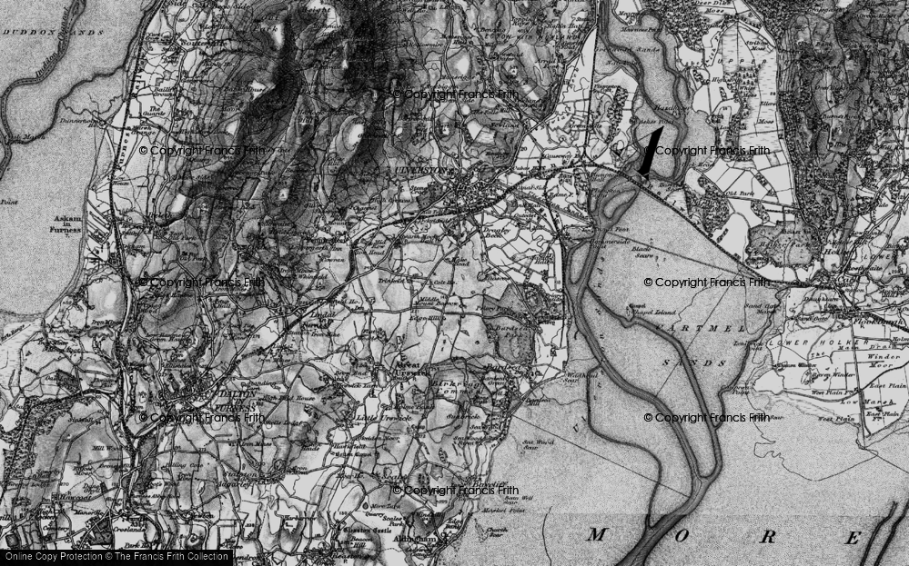 Old Map of Croftlands, 1897 in 1897