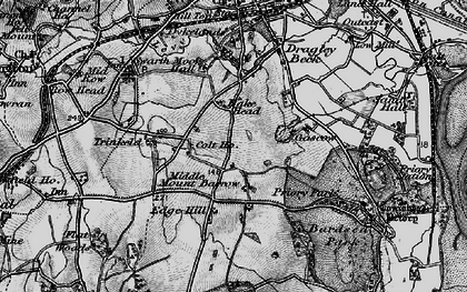 Old map of Croftlands in 1897