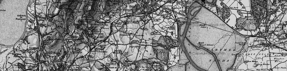 Old map of Croftlands in 1897