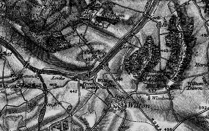 Old map of Bloxham Lodge in 1898