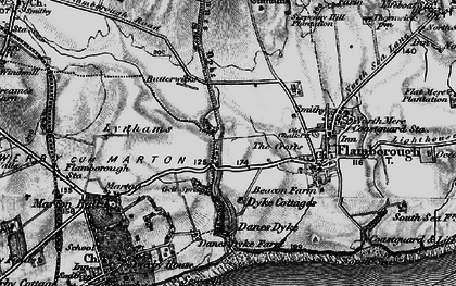 Old map of Crofts, The in 1897