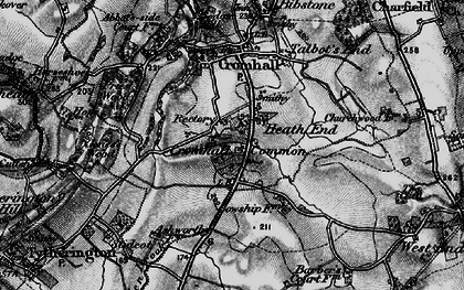 Old map of Cromhall Common in 1897
