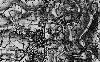Old map of Crompton Fold in 1896