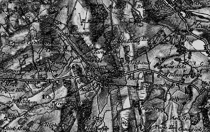 Old map of Boxtree in 1897