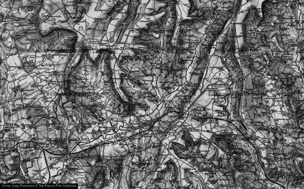 Old Map of Crook, 1898 in 1898