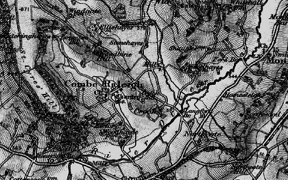 Old map of Crook in 1898