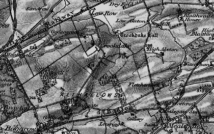 Old map of Crookdake in 1897