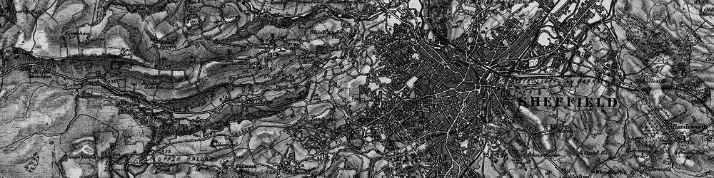 Old map of Crookes in 1896