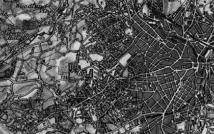Old map of Crookesmoor in 1896