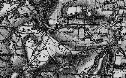 Old map of Crookgate Bank in 1898