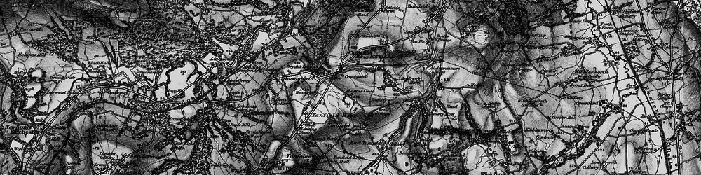 Old map of Bobgins Burn in 1898