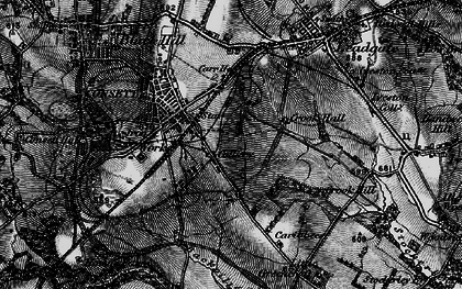 Old map of Crookhall in 1898