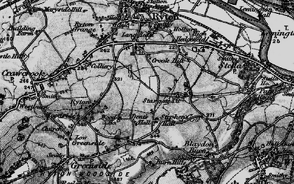 Old map of Crookhill in 1898