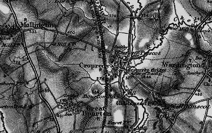Old map of Cropredy in 1896