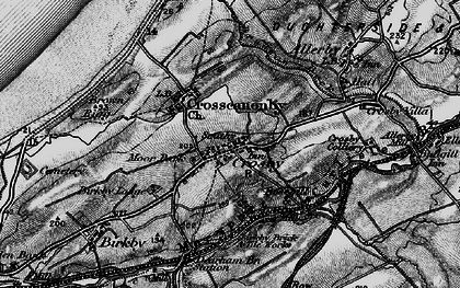 Old map of Crosby in 1897