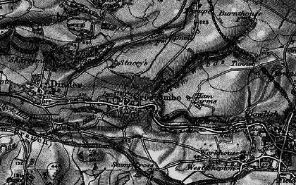 Old map of Croscombe in 1898
