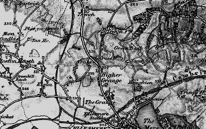 Old map of Cross in 1897