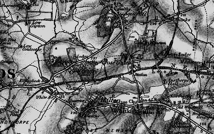 Old map of Cross Gates in 1898