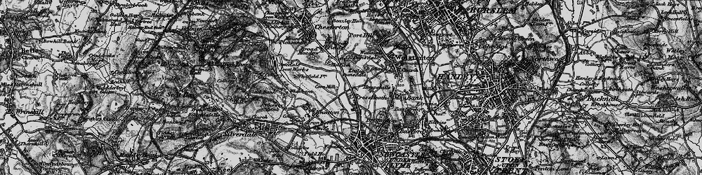 Old map of Cross Heath in 1897