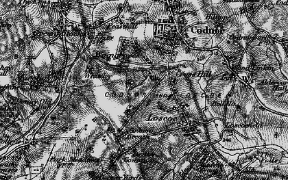 Old map of Cross Hill in 1895