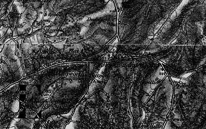 Old map of Cross in Hand in 1895