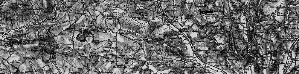 Old map of Cross o'th hands in 1897