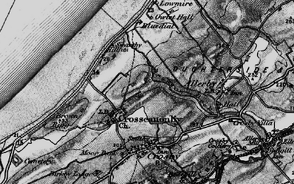 Old map of Crosscanonby in 1897