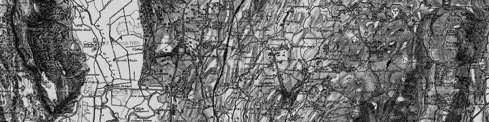 Old map of Crosscrake in 1897