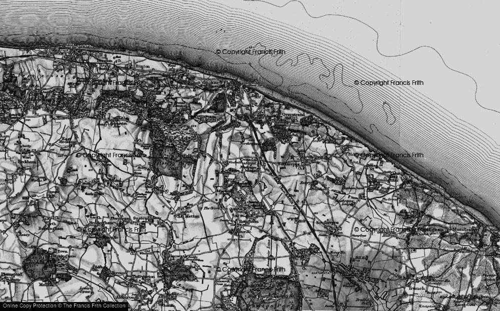 Old Map of Crossdale Street, 1899 in 1899