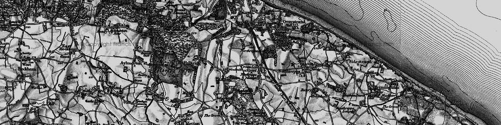 Old map of Crossdale Street in 1899
