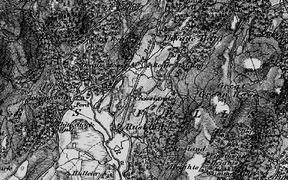 Old map of Crosslands in 1897