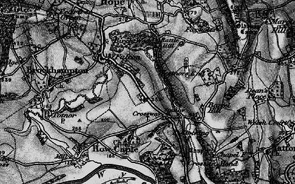 Old map of Crossway in 1896