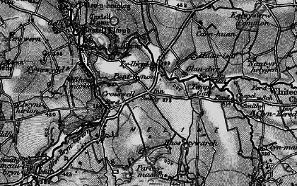 Old map of Tyllwyd in 1898
