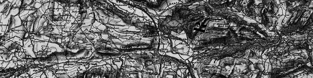 Old map of Crosswood in 1898