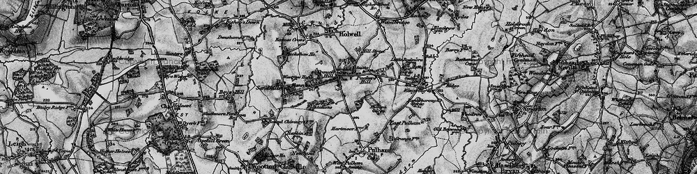Old map of Westrow in 1898